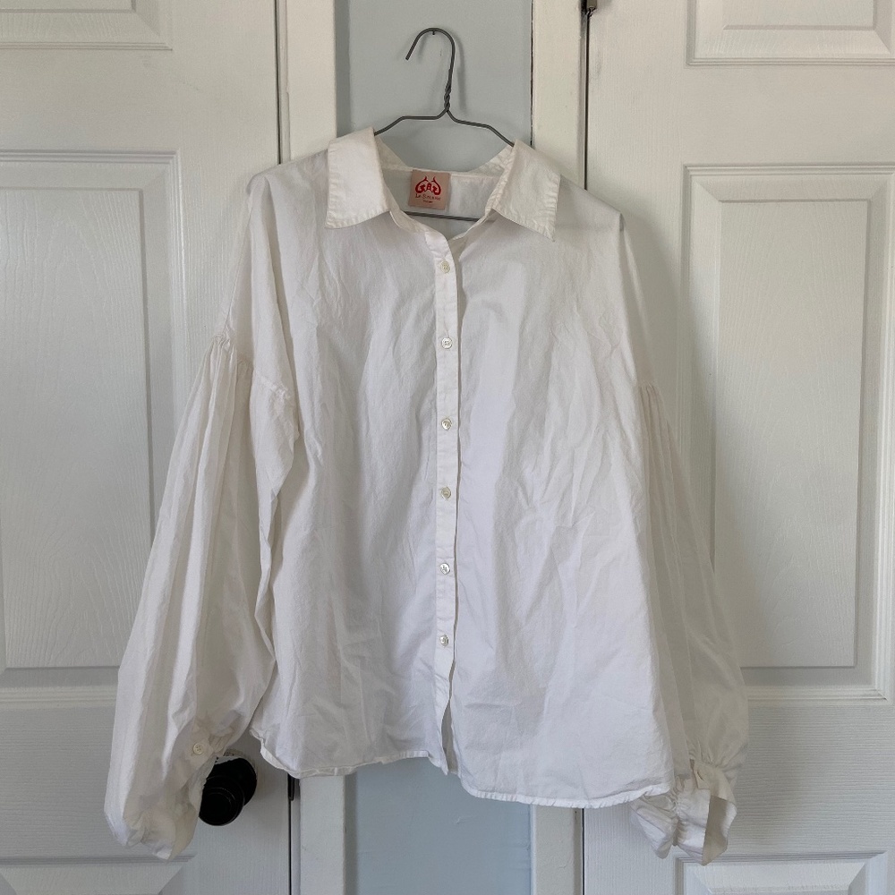 Emporio Sireneuse Puff-sleeve blouse